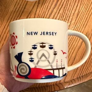 Starbucks You Are Here Collection Mug New Jersey/ used